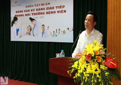 CHƯƠNG TRÌNH ĐÀO TẠO KỸ NĂNG GIAO TIẾP HIỆU QUẢ CỦA NHÂN VIÊN Y TẾ TRONG  CÁC CƠ SỞ KHÁM, CHỮA BỆNH