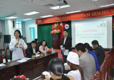 VIỆN DOMI KHAI GIẢNG KHÓA HỌC “QUẢN LÝ CHẤT LƯỢNG BỆNH VIỆN” TẠI BỆNH VIỆN NHI THÁI BÌNH
