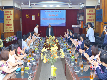 Lễ Công bố Quyết định thành lập Cục Quan hệ lao động và Tiền lương
