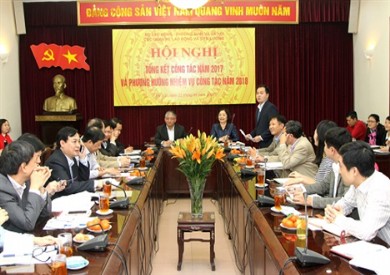 Cục Quan hệ lao động và Tiền lương tổng kết công tác năm 2017 và phương hướng nhiệm vụ công tác năm 2018