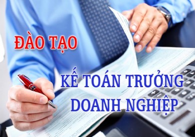 Thông báo chiêu sinh lớp Kế toán trưởng