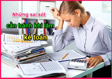 10 sai lầm kế toán 