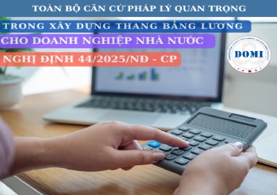 XÂY DỰNG THANG BẢNG LƯƠNG CHO NGƯỜI LAO ĐỘNG, BAN ĐIỀU HÀNH, THÀNH VIÊN HỘI ĐỒNG VÀ KIỂM SOÁT VIÊN TRONG DOANH NGHIỆP NHÀ NƯỚC THEO NGHỊ ĐỊNH 44/2025/NĐ - CP