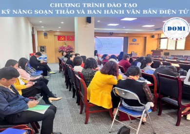 Nâng cao kỹ năng soạn thảo và ban hành văn bản điện tử: DOMI đồng hành cùng Đại học Mỏ - Địa chất trong chuyển đổi số hành chính