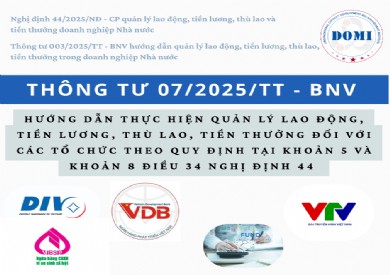 TỔNG QUAN VỀ THÔNG TƯ 07/2025/TT – BNV