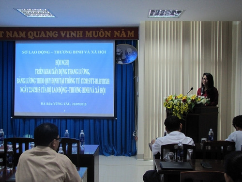 Tư vấn xây dựng thang lương, bảng lương và chuyển xếp lương cho từng người lao động theo thông tư 17/2015 của Bộ LĐTB&XH